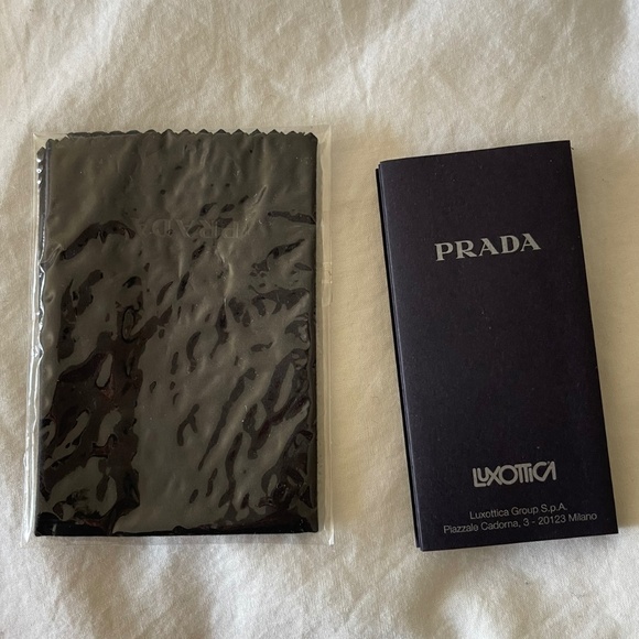 Prada Brown Gradient Caramel Tortoise/Powder Cat Eye Sunglasses - Picture 10 of 10